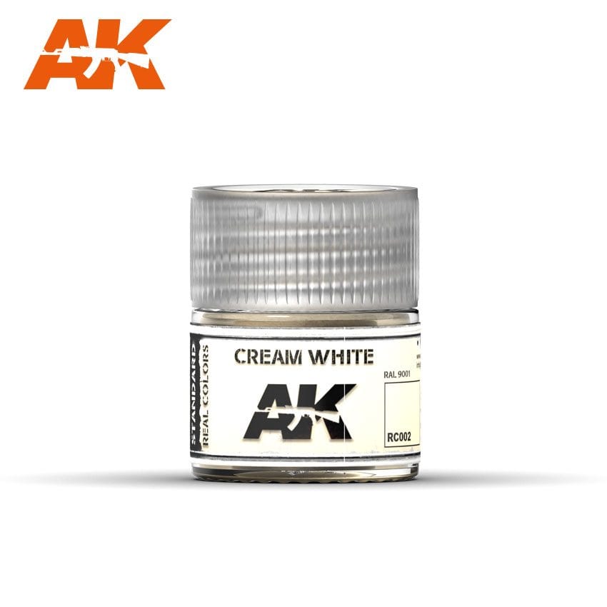 AK Interactive Real Colors Cream White RAL 9001 10ml