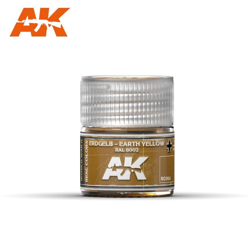AK Interactive Real Colors Erdgelb-Earth Yellow RAL 8002 10ml