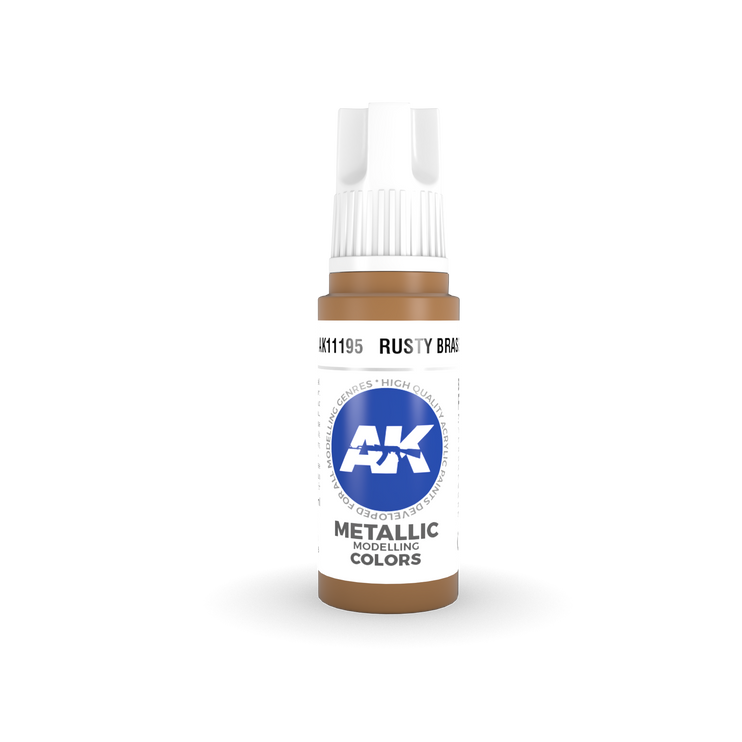 AK Interactive 3rd Gen Acrylic Rusty Brass 17ml