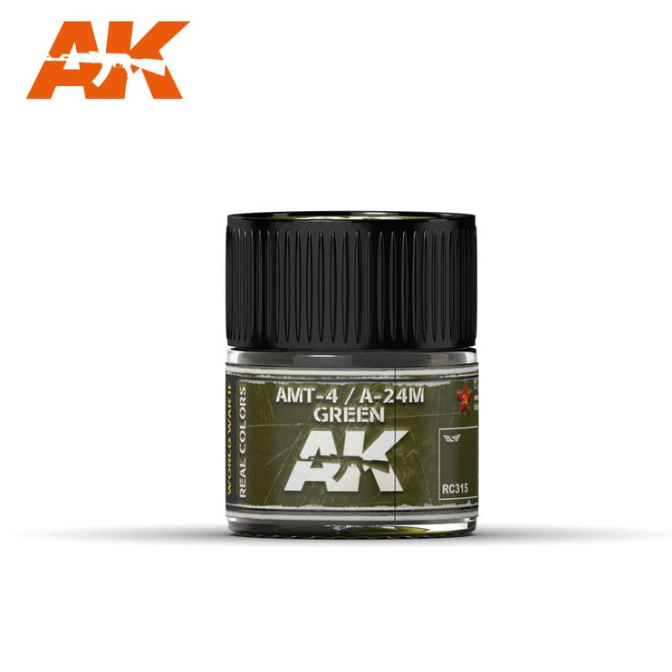 AK Interactive Real Colors AMT-4 / A-24M Green 10ml