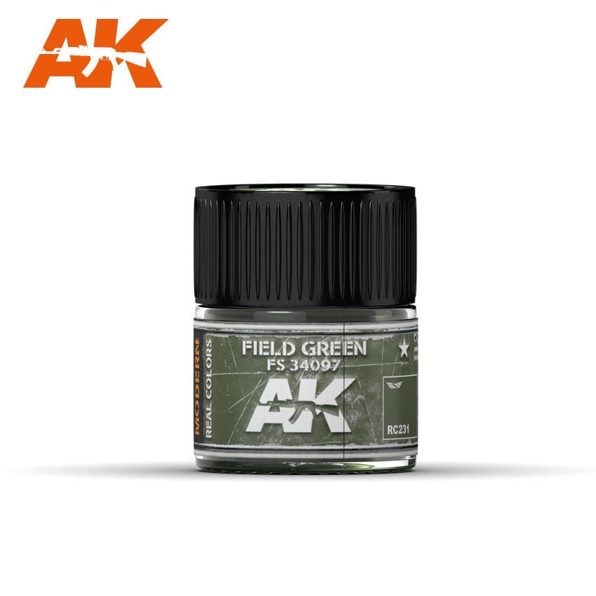 AK Interactive Real Colors Field Green FS 34097 10ml