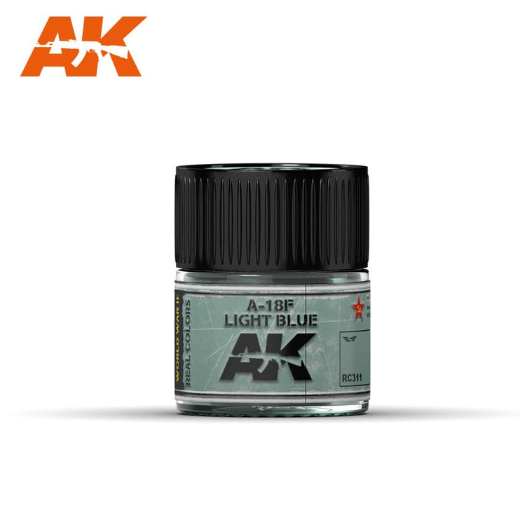 AK Interactive Real Colors A-18F Light Grey-Blue 10ml