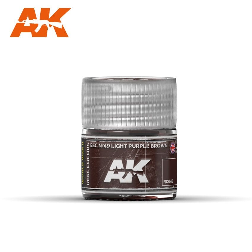 AK Interactive Real Colors BSC No49 Light Purple Brown 10ml