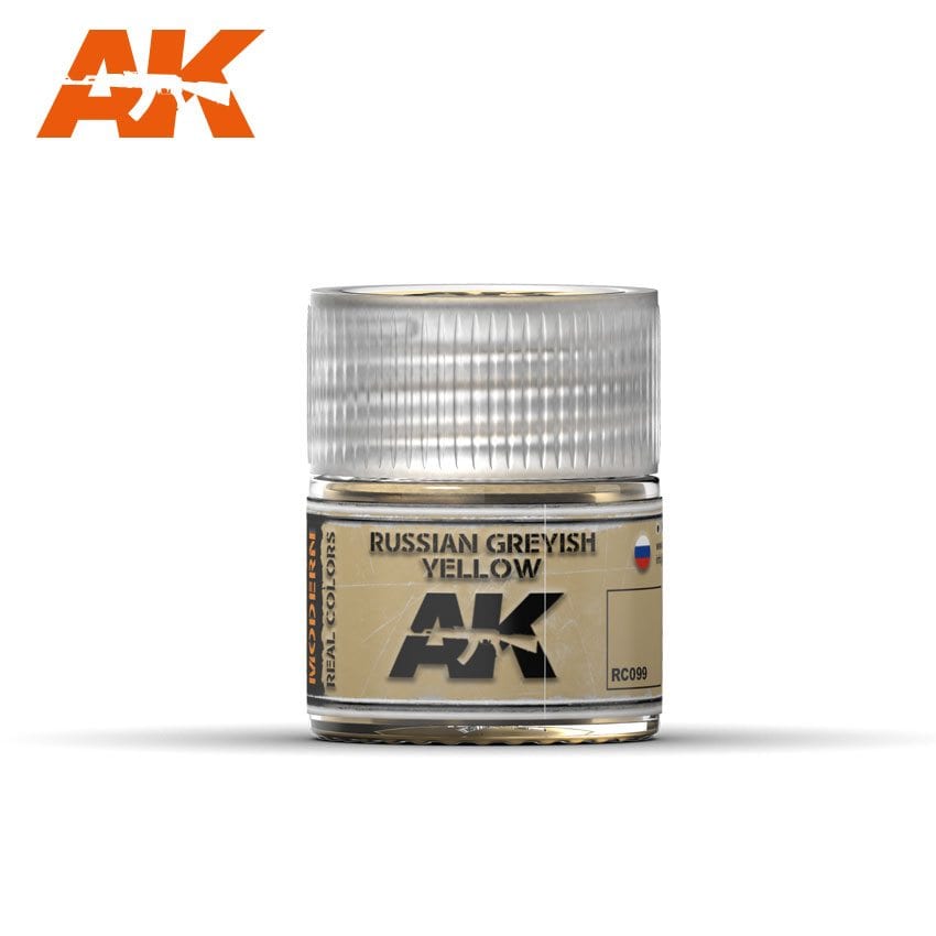 AK Interactive Real Colors Russian Greyish Yellow 10ml