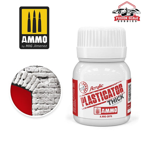 Ammo Mig Plasticator Thick 40ml - Fusion Scale Hobbies