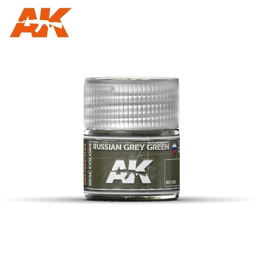 AK Interactive Real Colors Russian Grey Green 10ml