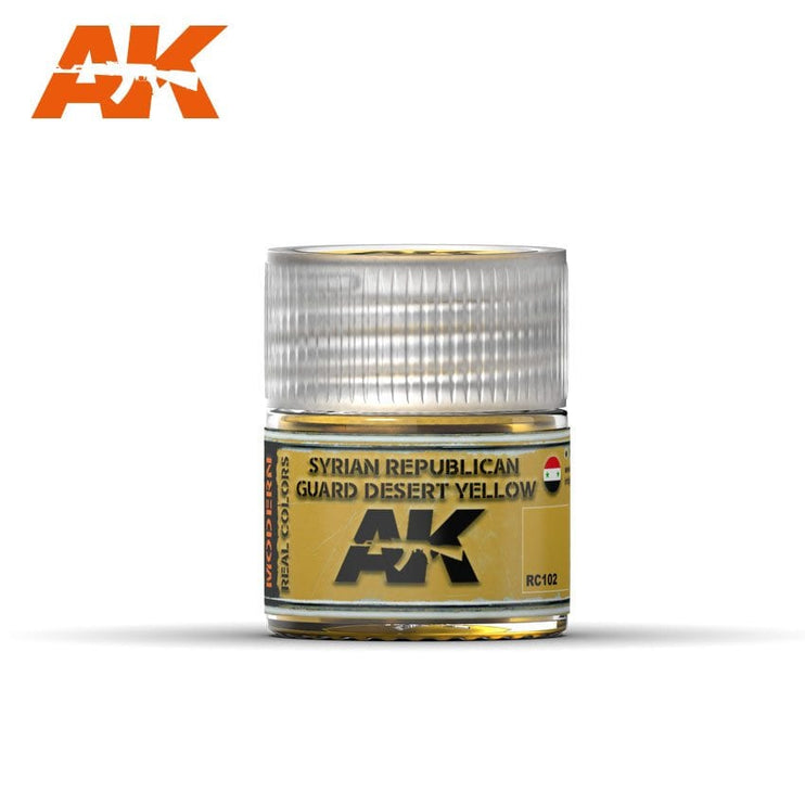 AK Interactive Real Colors Syrian Republican Guard Desert Yellow 10ml