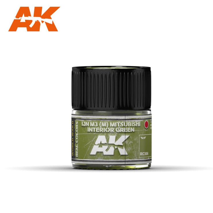 AK Interactive Real Colors IJN M3 (M) MITSUBISHI Interior Green 10ml