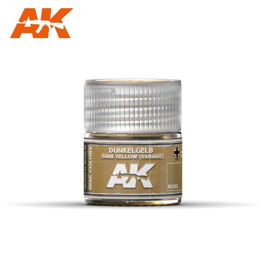 AK Interactive Real Colors Dunkelgelb Dark Yellow (Variant) 10ml
