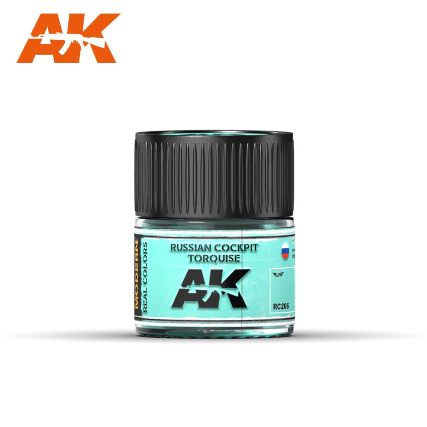 AK Interactive Real Colors Russian Cockpit Torquise 10ml