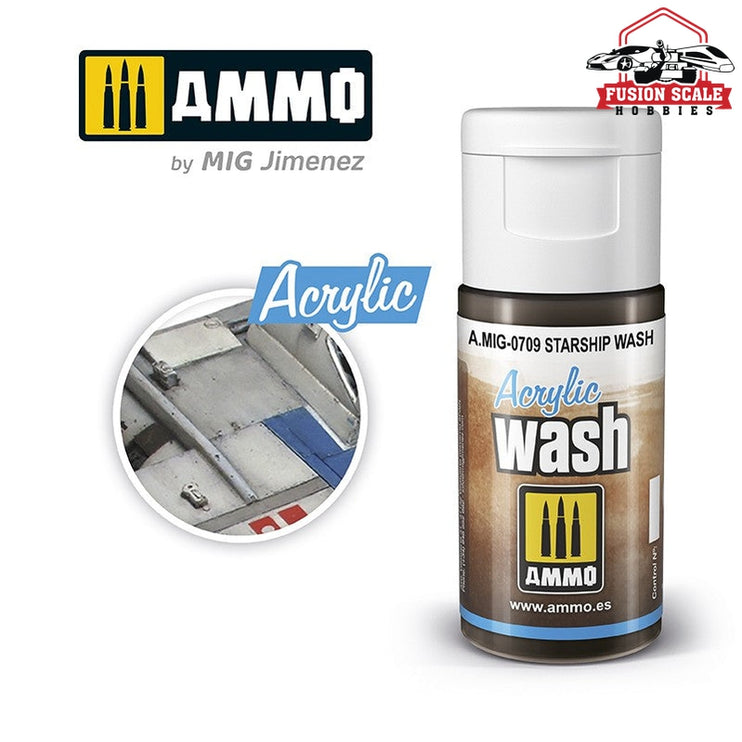 Ammo Mig Starship Acrylic Wash - Fusion Scale Hobbies