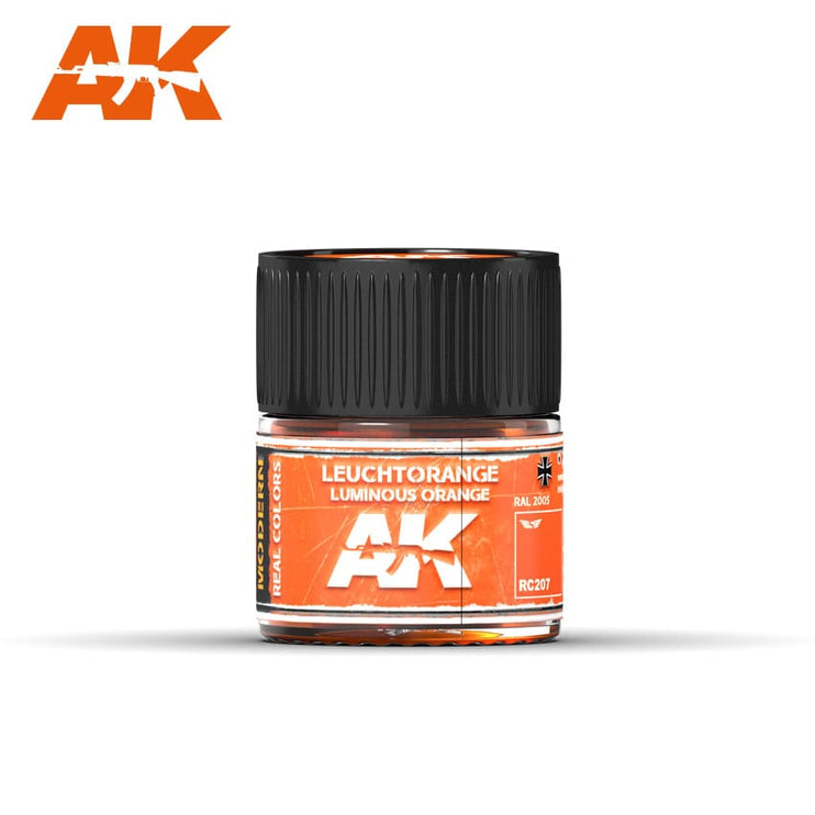 AK Interactive Real Colors Leuchtorange-Luminous Orange RAL 2005 10ml