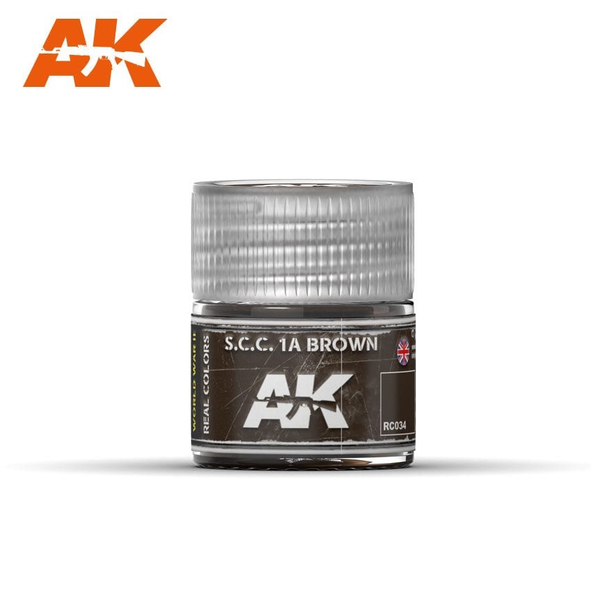 AK Interactive Real Colors S.C.C. 1A Brown 10ml
