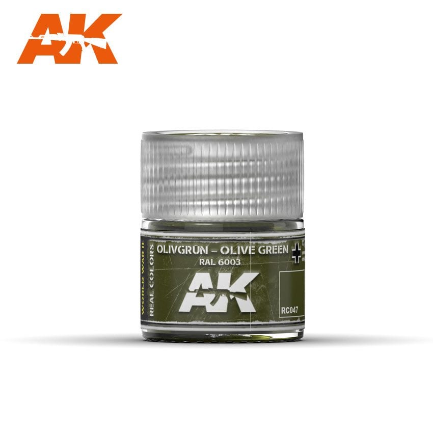 AK Interactive Real Colors Olivgrun - Olive Green RAL 6003 10ml