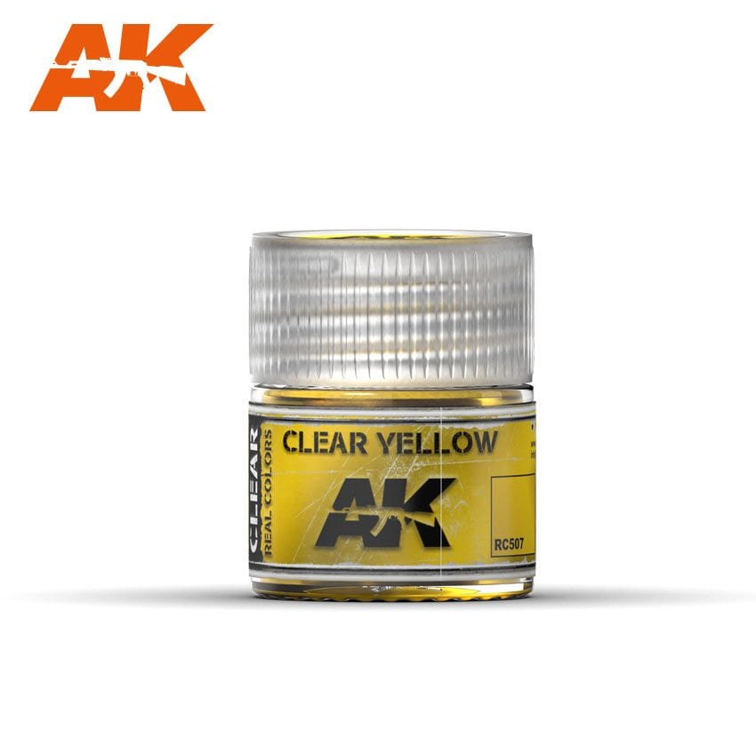 AK Interactive Real Colors Clear Yellow 10ml