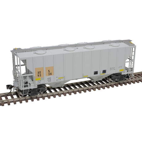 Atlas Master Plus HO Scale Portec 3000 2-Bay Covered Hopper The Andersons Inc. AEX #9336