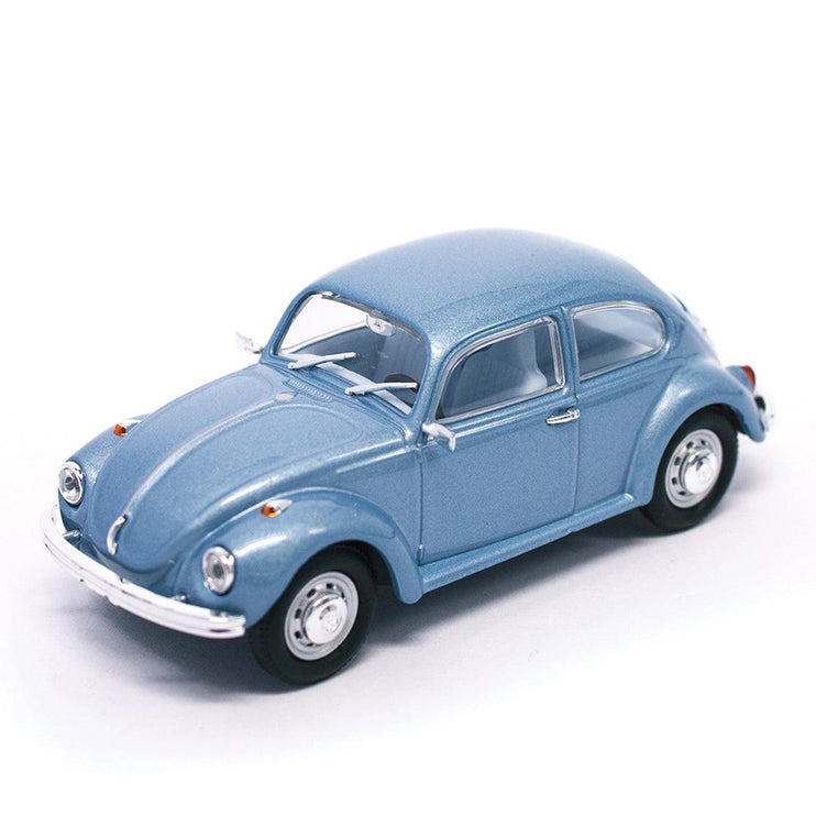 Lucky Die Cast 1972 Volkswagen Medium Blue Beetle Sedan 1:43