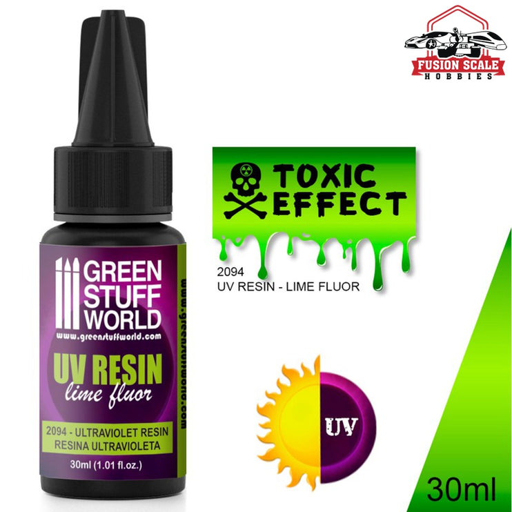 Green Stuff World UV Resin Toxic Effect 30ml GSW2094 - Fusion Scale Hobbies