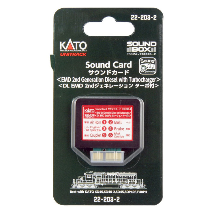 Kato EMD3 2nd Gen Diesel Sound Card