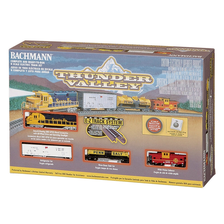 Bachmann N Thunder Valley SF Freight Set/GP40 Diesel