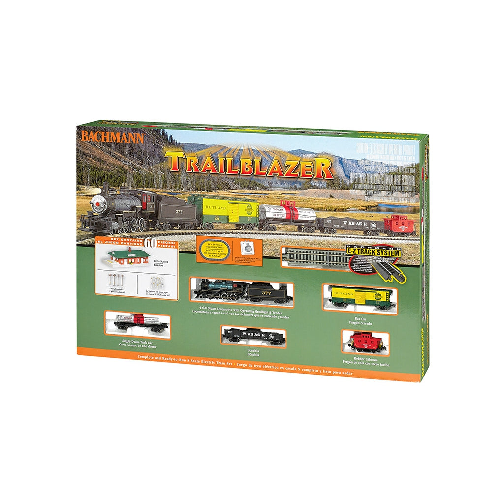 Bachmann N Trailblazer Steam Freight Set//4-6-0
