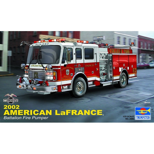Trumpeter 1/25 2002 American LaFrance Eagle Fire Pumper Truck