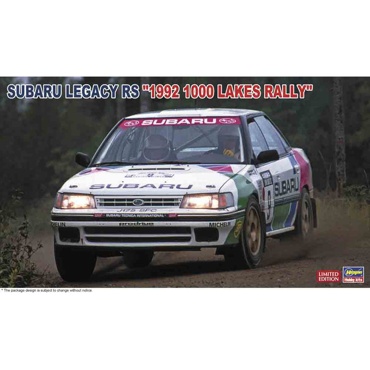 Hasegawa 1/24 Subaru Legacy Rs "1992 1000 Lakes Rally"