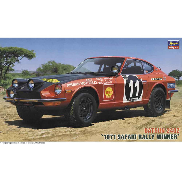 Hasegawa 1/24 Datsun 240Z "1971 Safari Rally Winner"