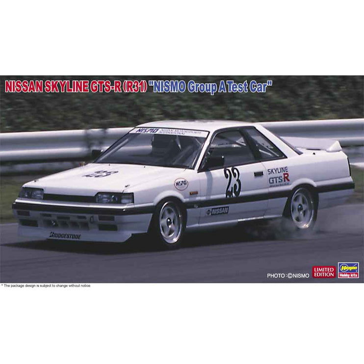 Hasegawa 1/24 Nissan Skyline GTS-R (R31) "Nismo Group A Test Car"