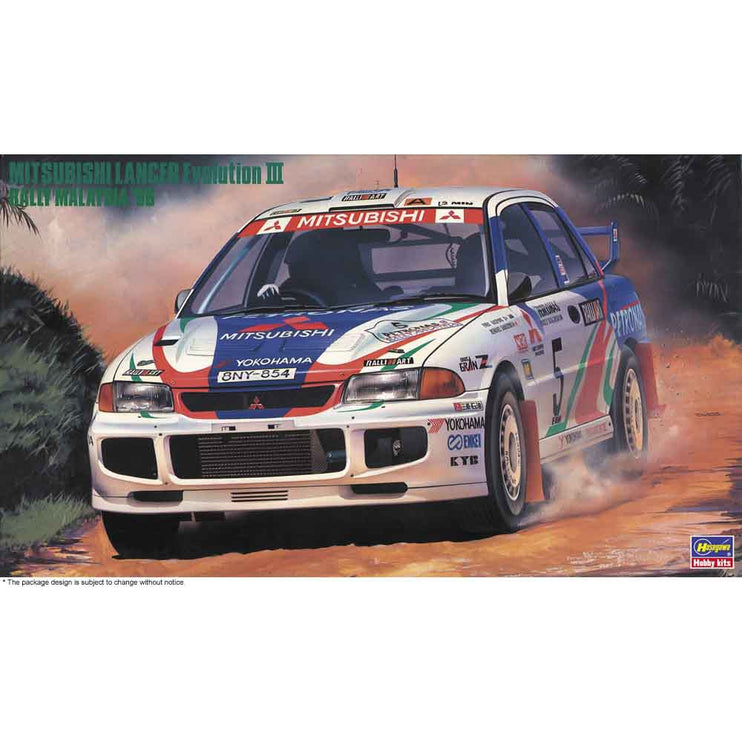 Hasegawa 1/24 Mitsubishi Lancer GSR Evolution III 'Rally Malaysia '96'