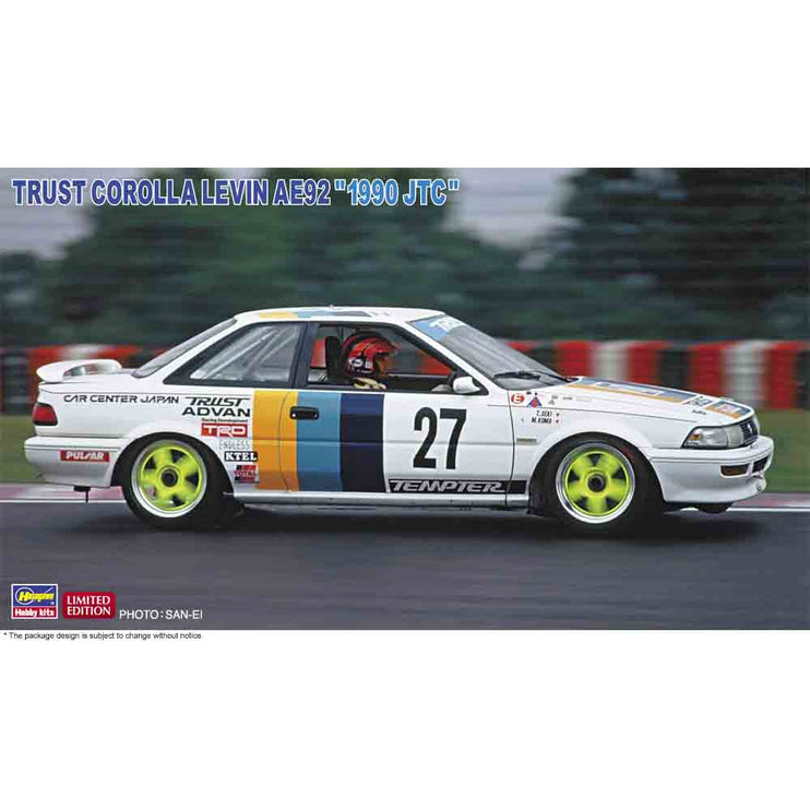 Hasegawa 1/24 Trust Corolla Levin AE92 "1990 JTC"