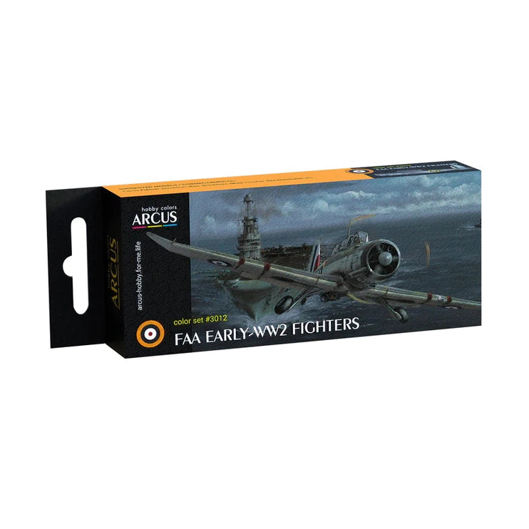 Arcus Hobby Colors FAA Early-WW2 Fighters Paint Set - Fusion Scale Hobbies