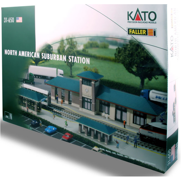 Kato N Scale Scale N Scaleorth American Suburban Station Kit