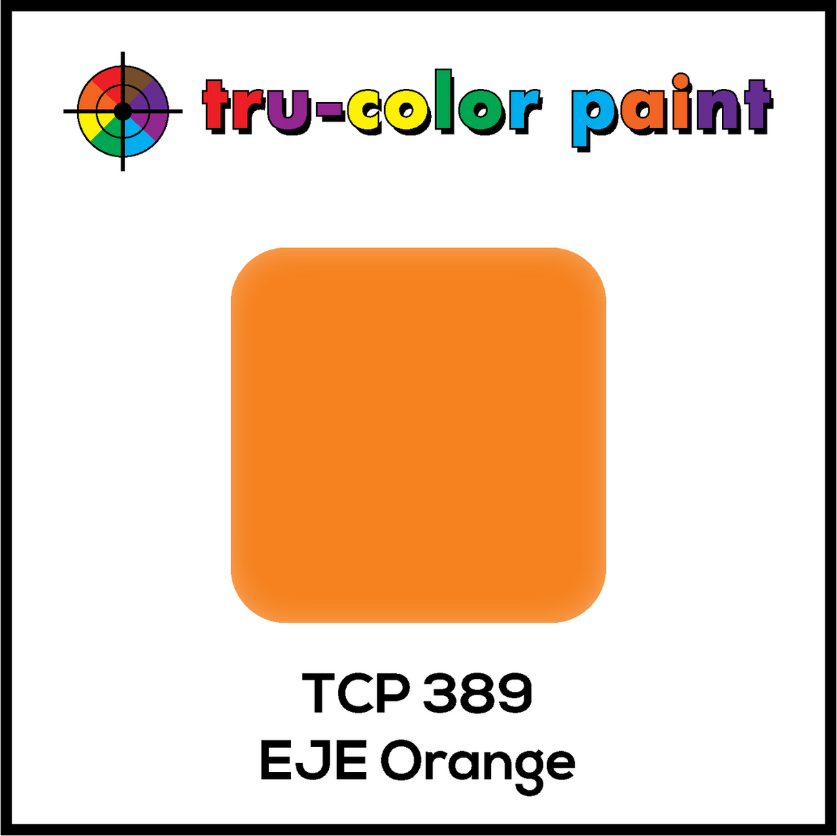 Tru Color Paint TCP-389 Elgin, Joliet & Eastern EJ&E Orange 2oz Bottle