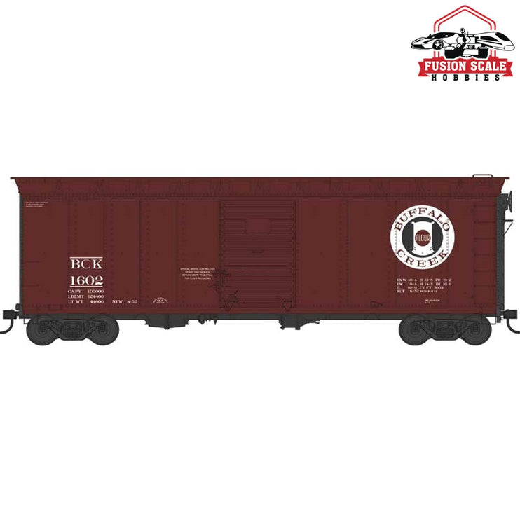 Bowser HO Scale Buffalo Creek #1602 Blt. 8-52 40ft Box Car - Fusion Scale Hobbies