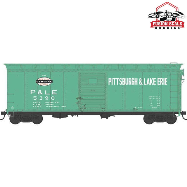 Bowser HO Scale Pittsburgh & Lake Erie jade color #5250 Blt. 4-49 40ft Box Car - Fusion Scale Hobbies