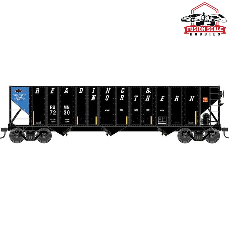 Bowser HO Reading & Northern Blue Panel #7230 Blt. 8-77 H-430 100 Ton Hopper Car - Fusion Scale Hobbies