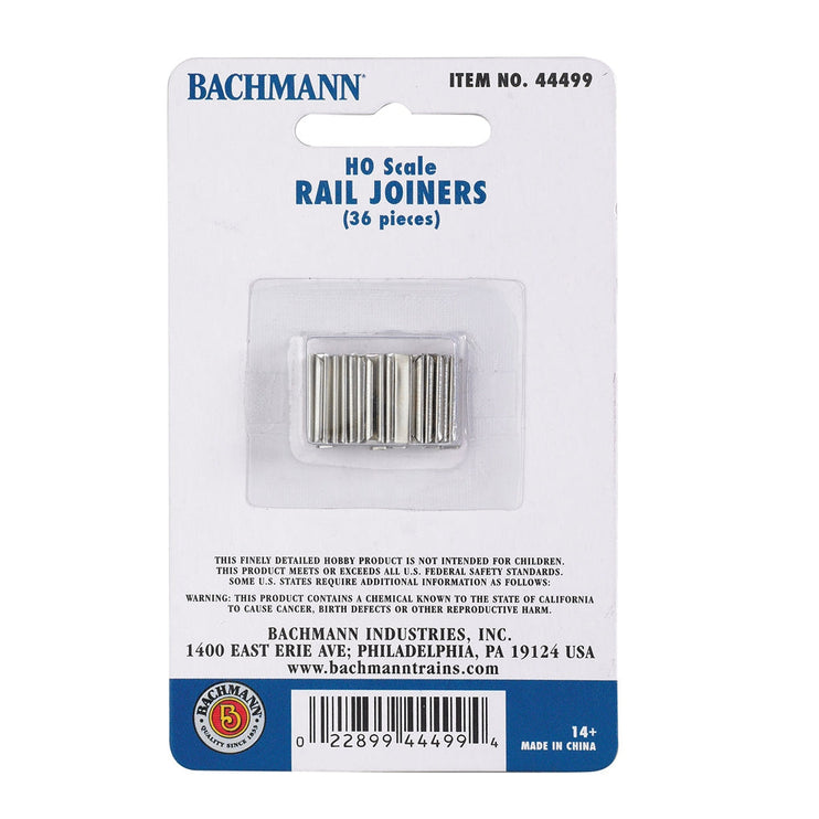 Bachmann HO EZ Track Rail Joiners/36cd