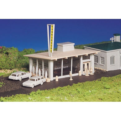 Bachmann HO Plasticville Drive-In Hamburger Stand