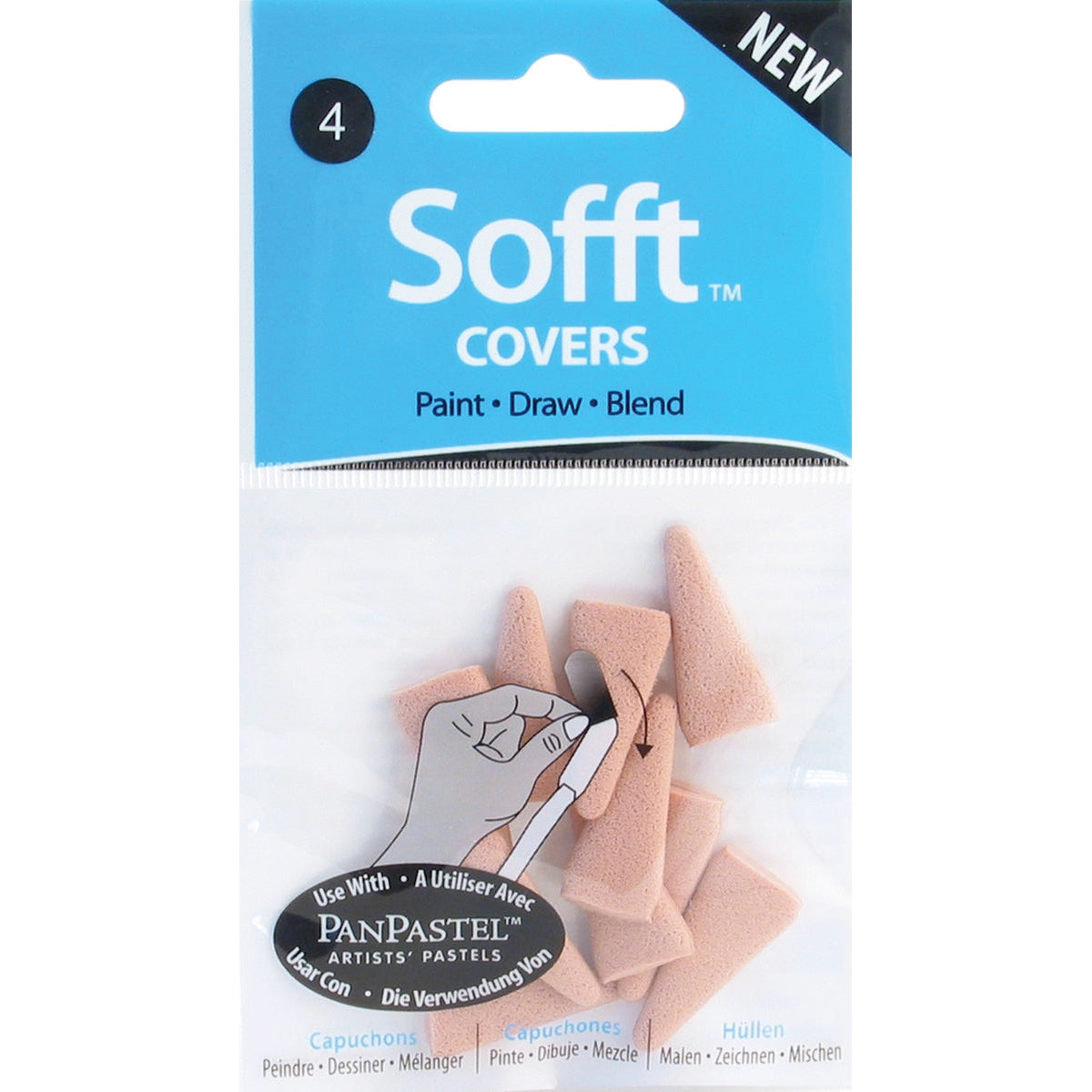 PanPastel Sofft #4 Point Covers 10 Pack
