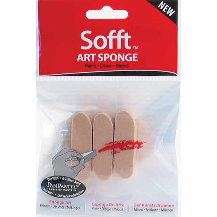 PanPastel Sofft Round Sponge Bar 3 Pack