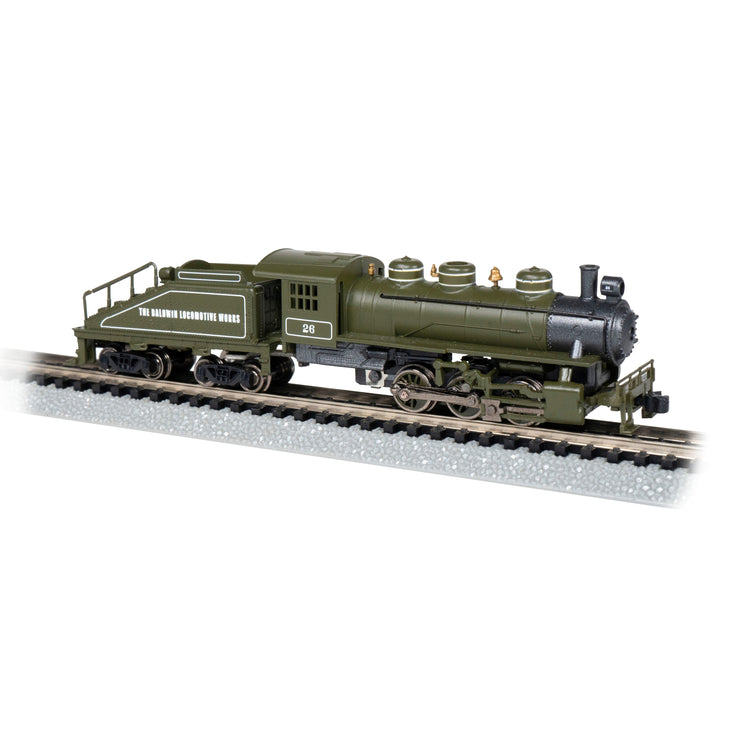 Bachmann N 0-6-0 Steam Loco w/Tender Baldwin Loco Works #26