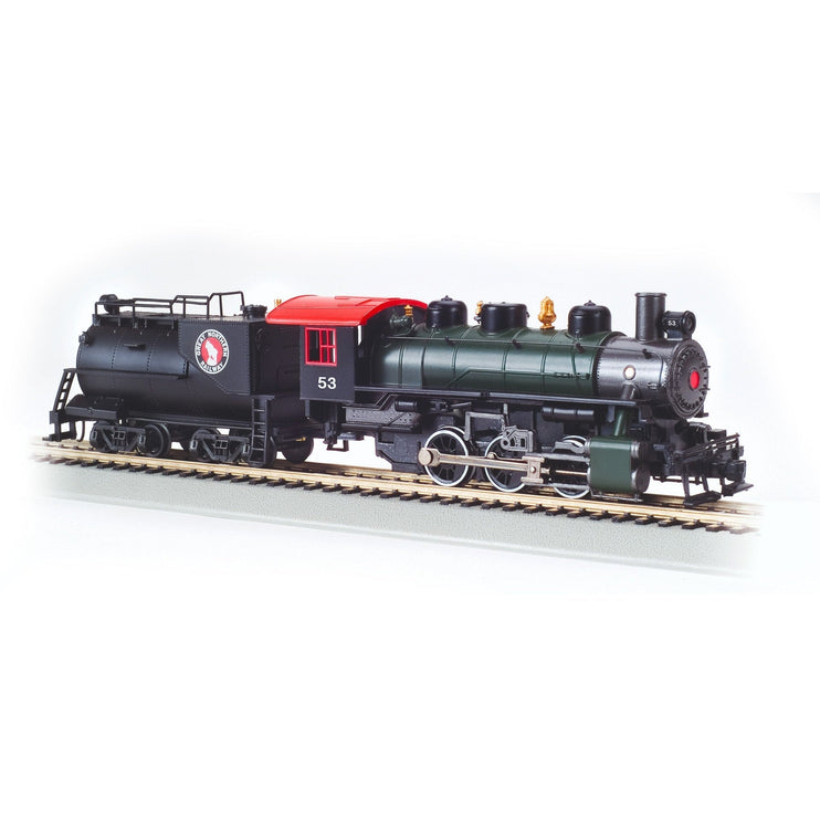 Bachmann HO 0-6-0 Steam Loco w/Slope Tender GN #53 w/Smoke