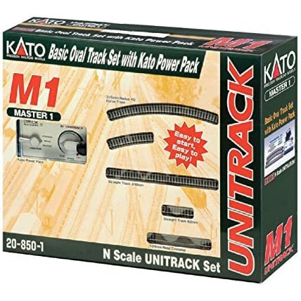 Kato N Scale M1 Basic Oval Track Set w/ Power Pack