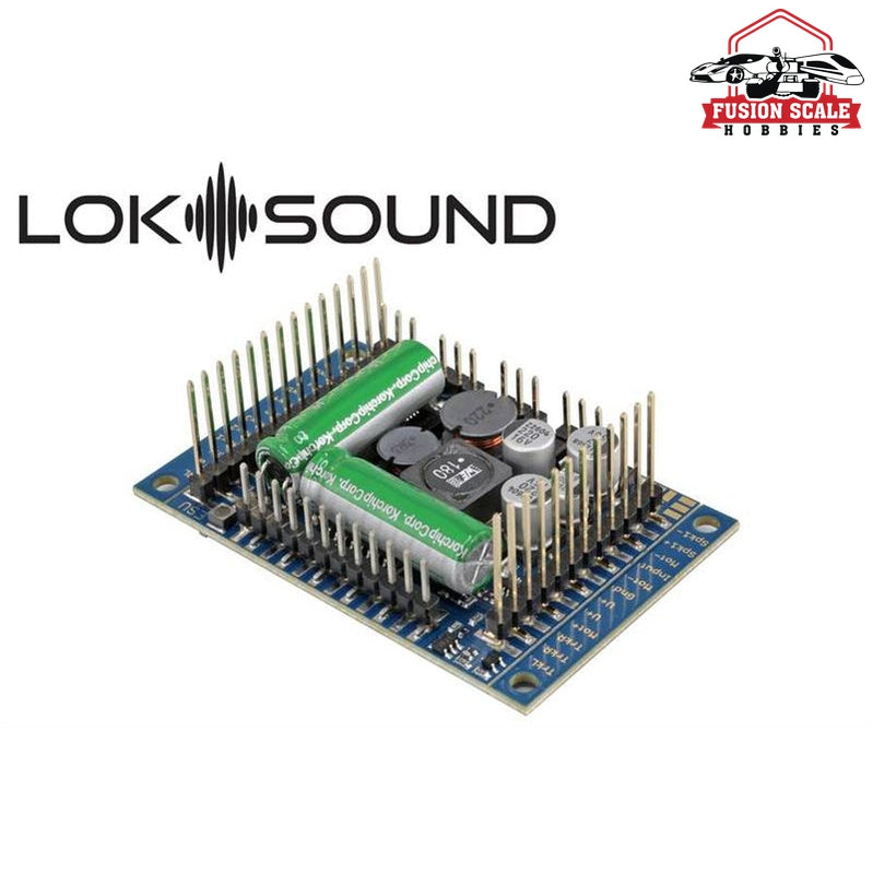 ESU LokSound 5 XL DCC and Sound Decoder with Pin Header ESU 58515 - Fusion Scale Hobbies