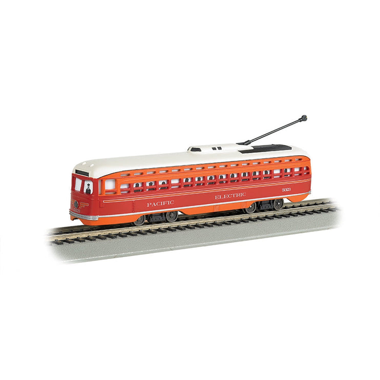 Bachmann HO PCC Streetcar w/Sparking Pole Pacific Electric/DCC Sound