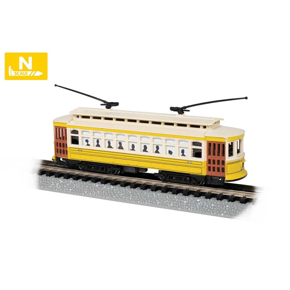 Bachmann N Brill Trolley Lowell #4131