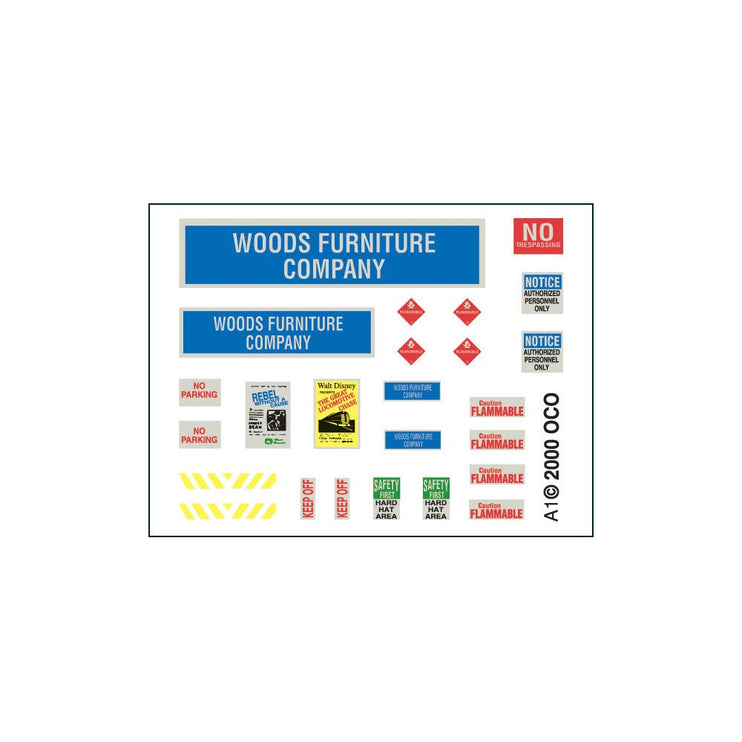 Woodland Scenics N Scale Woods Furniture Co. Kit DPM Kit