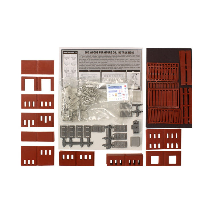 Woodland Scenics N Scale Woods Furniture Co. Kit DPM Kit