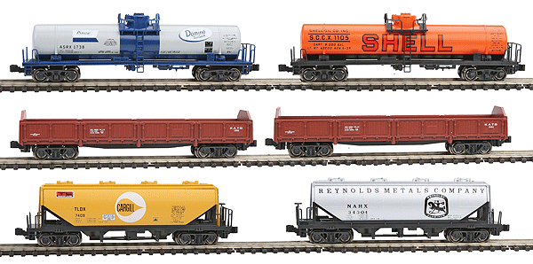 Kato N 6-Car Mixed Train Freight Set